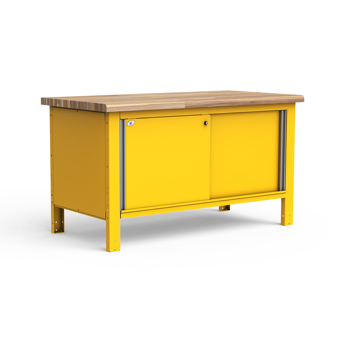 Stationary Workbench - 60"W x 30"D x 34"H - Laminated Wood Top