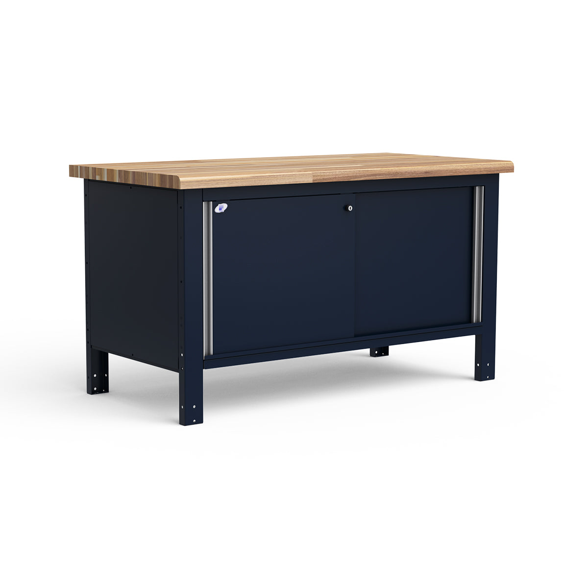 Stationary Workbench - 60"W x 30"D x 34"H - Laminated Wood Top