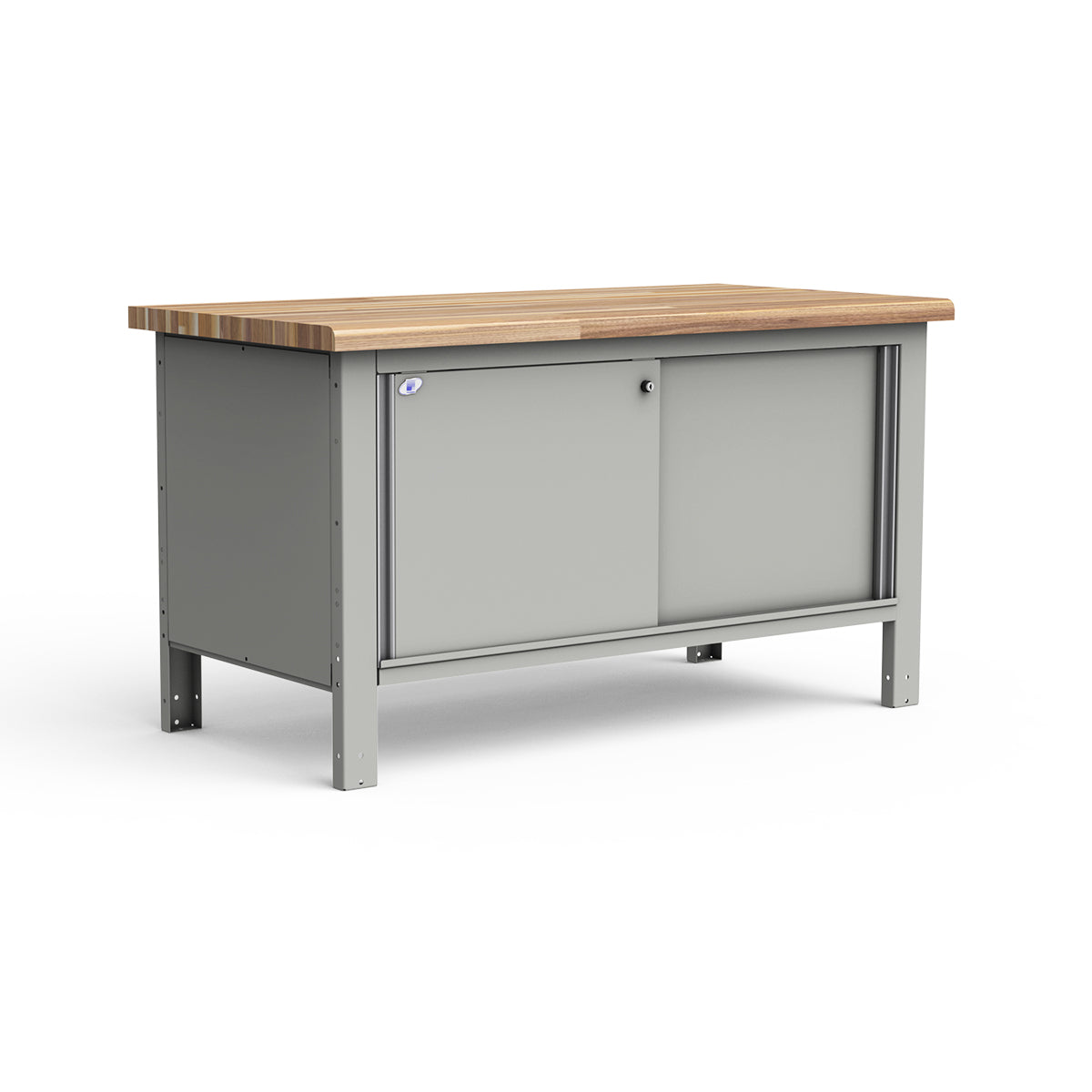 Stationary Workbench - 60"W x 30"D x 34"H - Laminated Wood Top