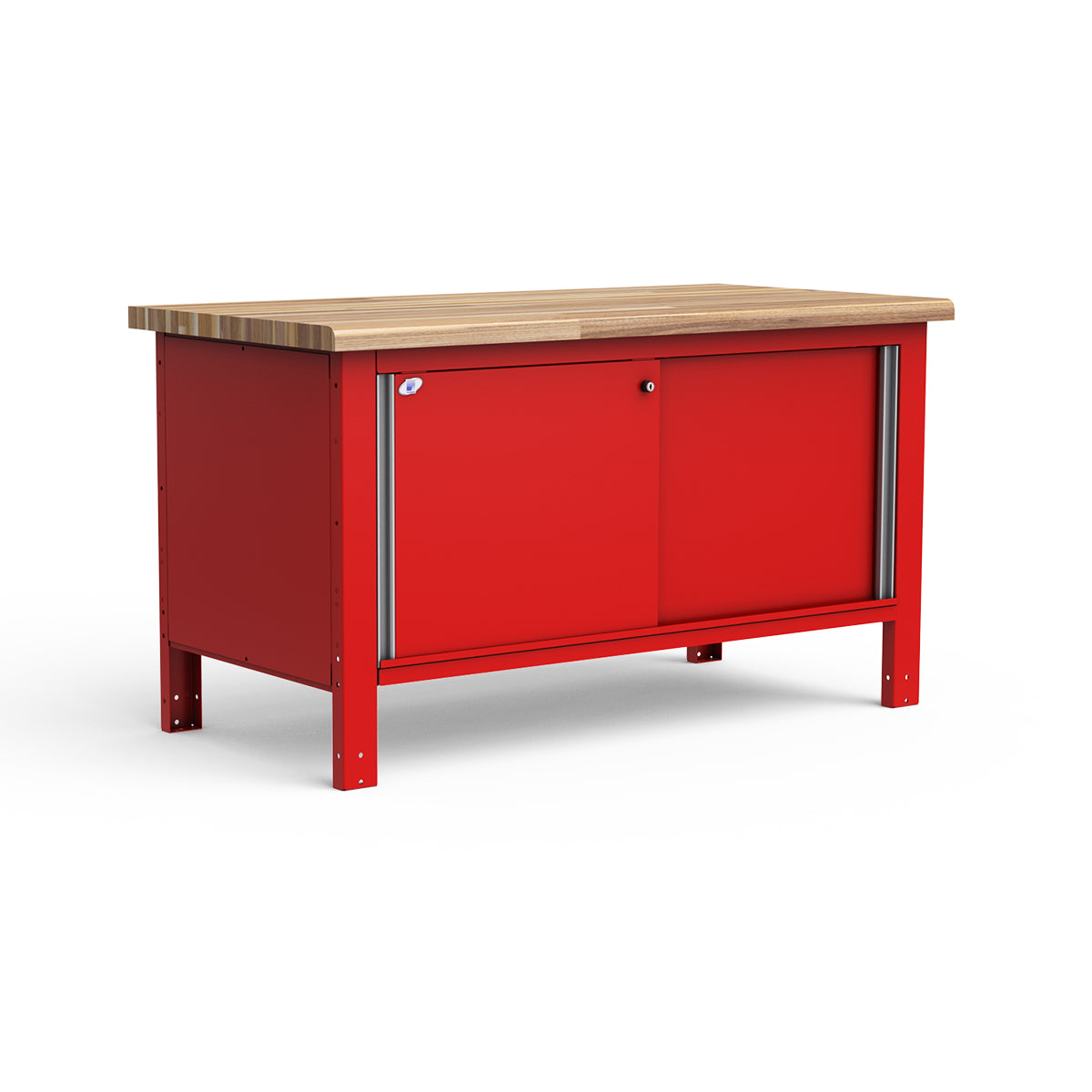 Stationary Workbench - 60"W x 30"D x 34"H - Laminated Wood Top