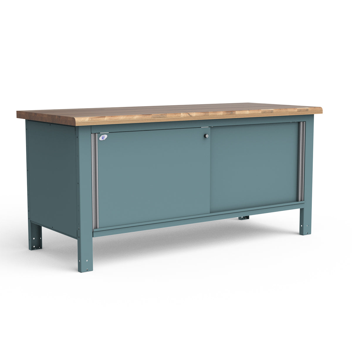 Stationary Workbench - 72"W x 30"D x 34"H - Laminated Wood Top