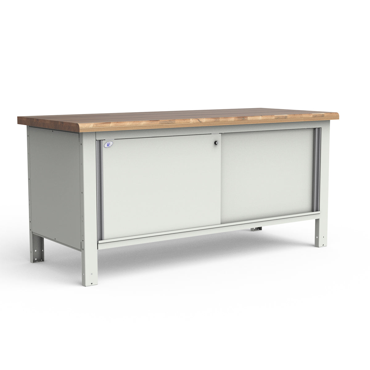 Stationary Workbench - 72"W x 30"D x 34"H - Laminated Wood Top