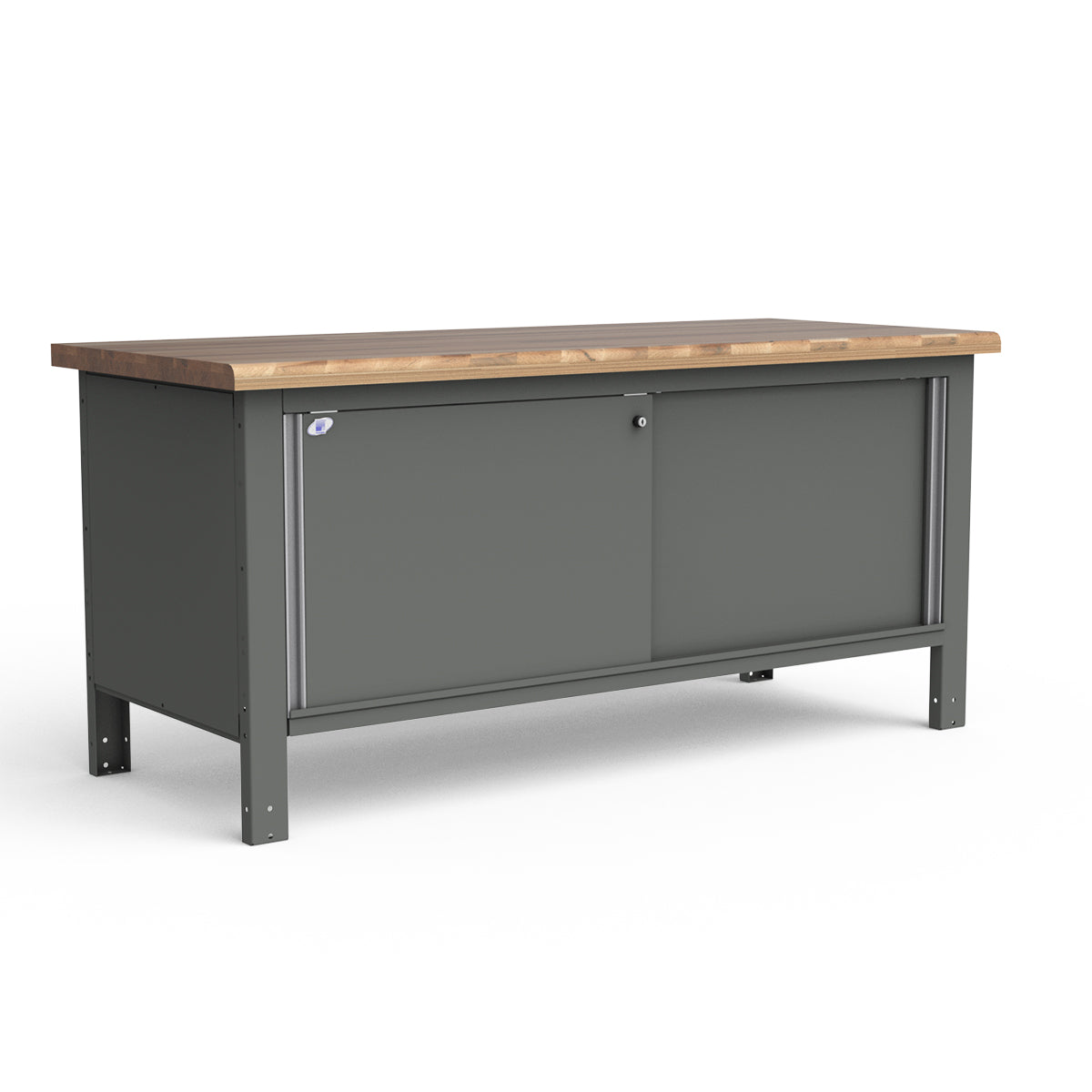 Stationary Workbench - 72"W x 30"D x 34"H - Laminated Wood Top
