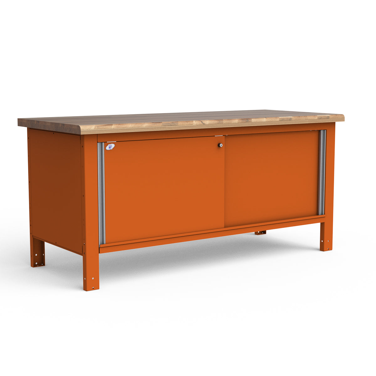 Stationary Workbench - 72"W x 30"D x 34"H - Laminated Wood Top