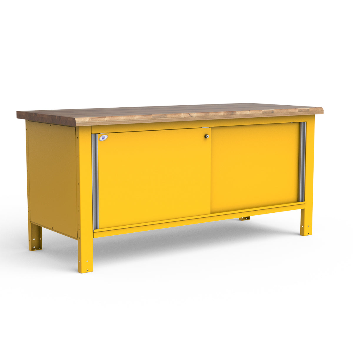 Stationary Workbench - 72"W x 30"D x 34"H - Laminated Wood Top