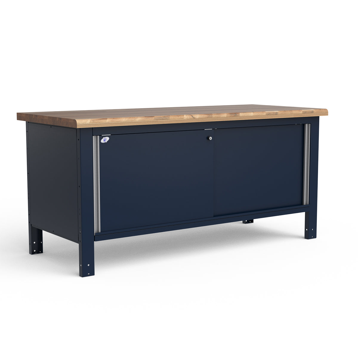 Stationary Workbench - 72"W x 30"D x 34"H - Laminated Wood Top