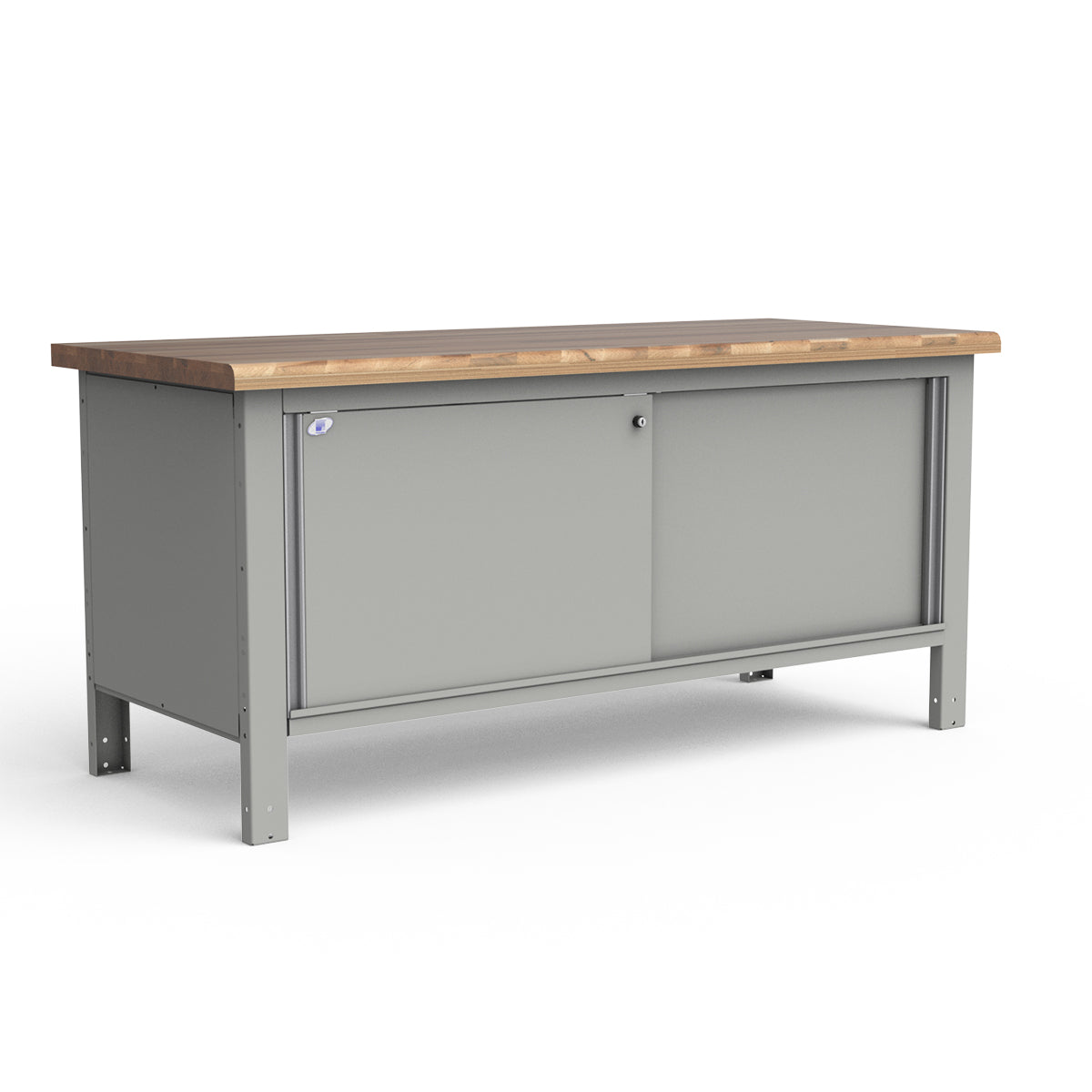 Stationary Workbench - 72"W x 30"D x 34"H - Laminated Wood Top