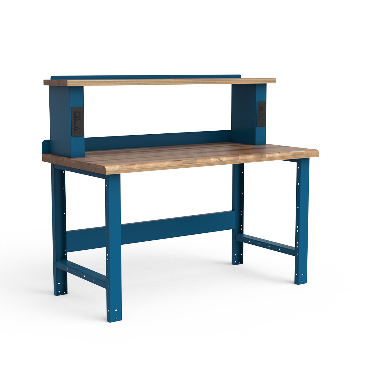 Stationary Workbench - 60"W x 30"D x 34"H - Laminated Wood Top