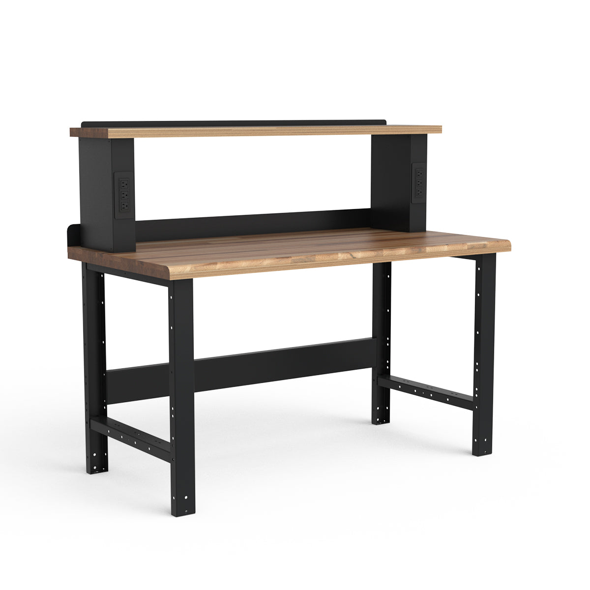 Stationary Workbench - 60"W x 30"D x 34"H - Laminated Wood Top