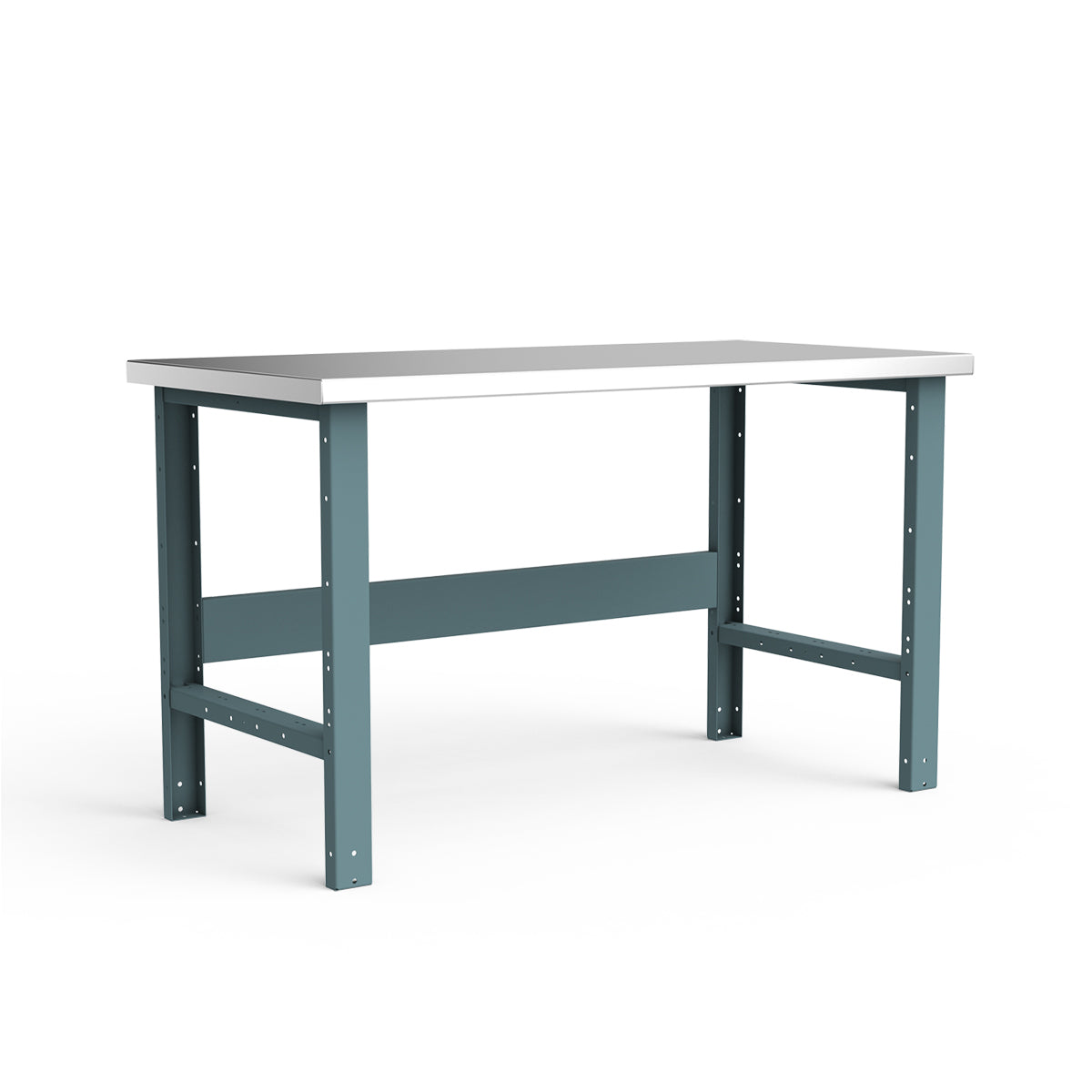 Stationary Workbench - 60"W x 30"D x 34"H - Stainless Steel Top