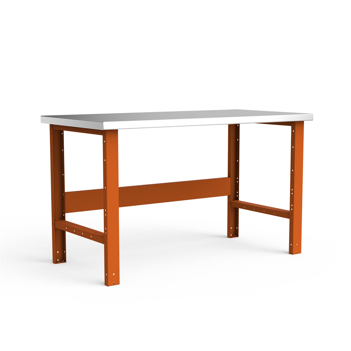 Stationary Workbench - 60"W x 30"D x 34"H - Stainless Steel Top