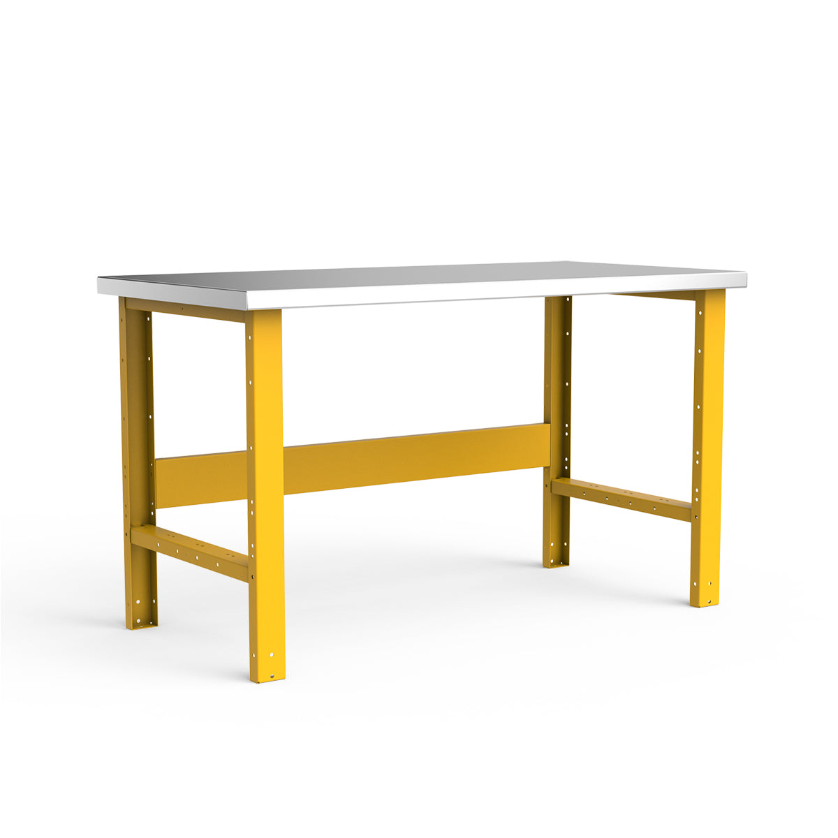 Stationary Workbench - 60"W x 30"D x 34"H - Stainless Steel Top