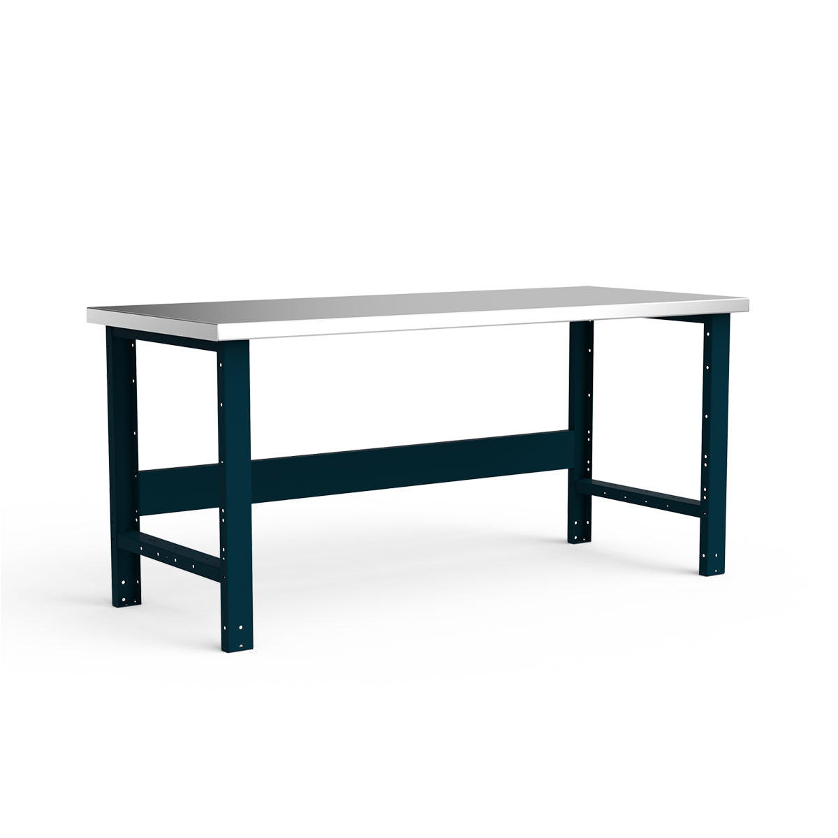 Stationary Workbench - 72"W x 30"D x 34"H - Stainless Steel Top