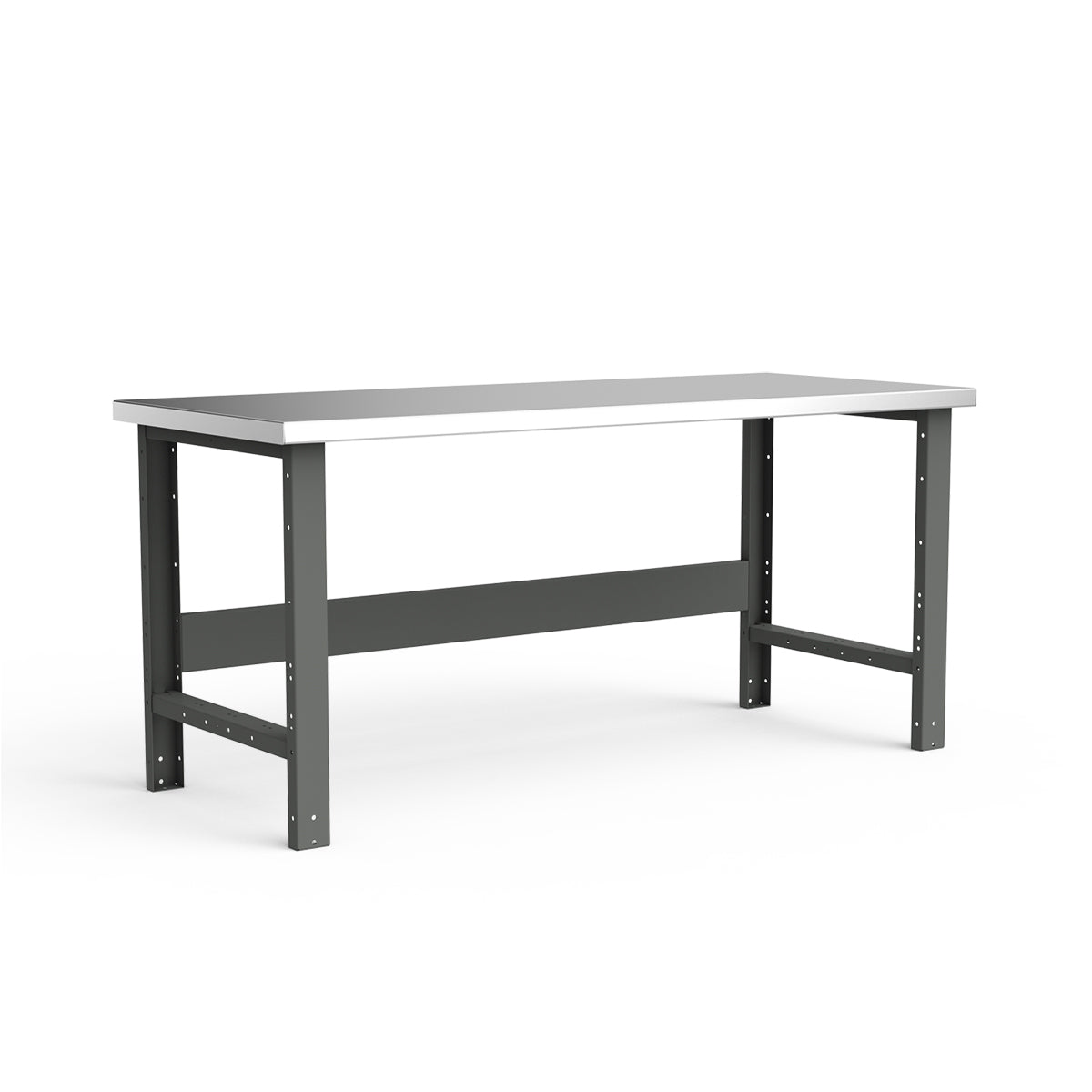 Stationary Workbench - 72"W x 30"D x 34"H - Stainless Steel Top