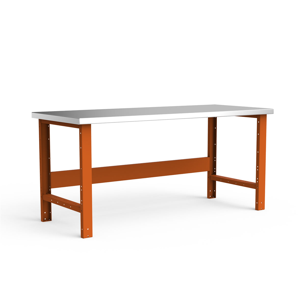 Stationary Workbench - 72"W x 30"D x 34"H - Stainless Steel Top
