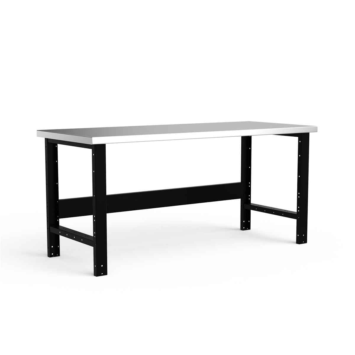 Stationary Workbench - 72"W x 30"D x 34"H - Stainless Steel Top