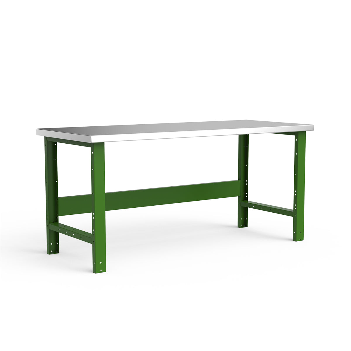 Stationary Workbench - 72"W x 30"D x 34"H - Stainless Steel Top