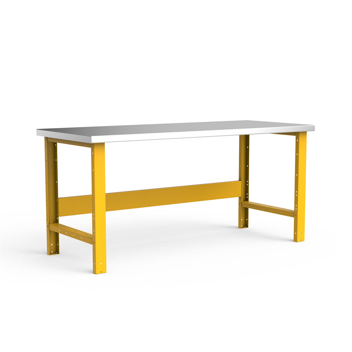 Stationary Workbench - 72"W x 30"D x 34"H - Stainless Steel Top