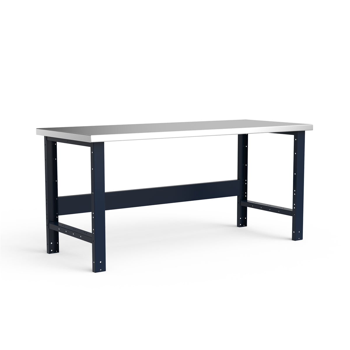 Stationary Workbench - 72"W x 30"D x 34"H - Stainless Steel Top