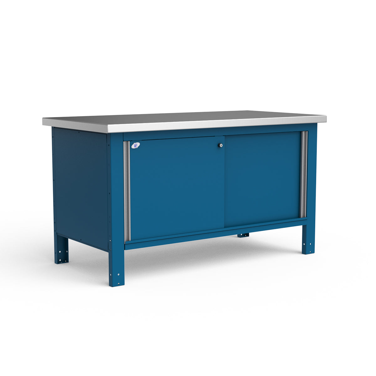 Stationary Workbench - 60"W x 30"D x 34"H - Stainless Steel Top