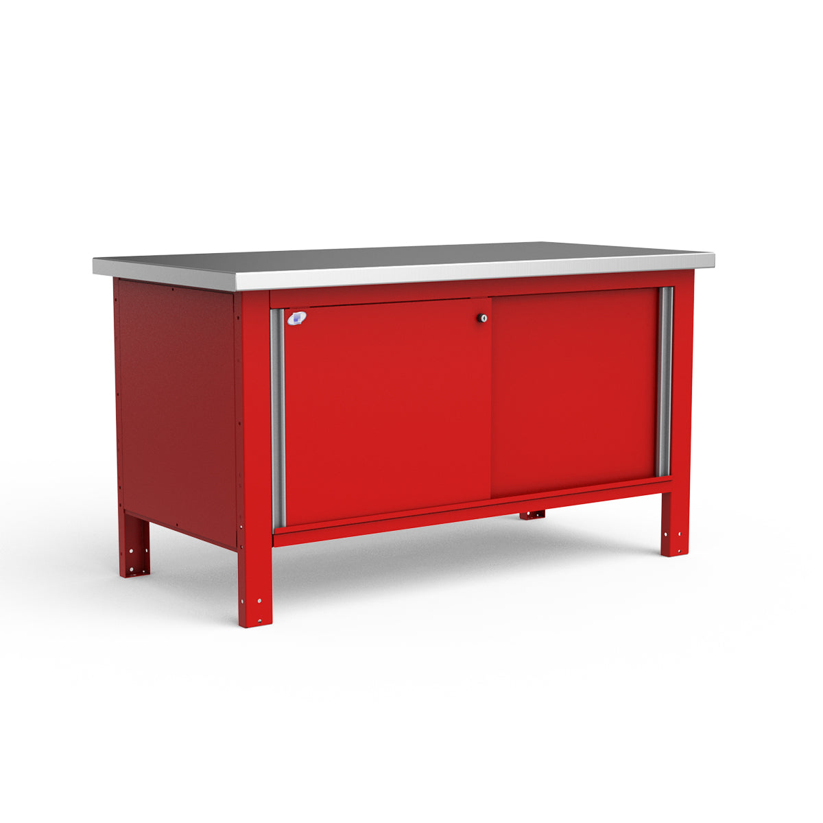 Stationary Workbench - 60"W x 30"D x 34"H - Stainless Steel Top