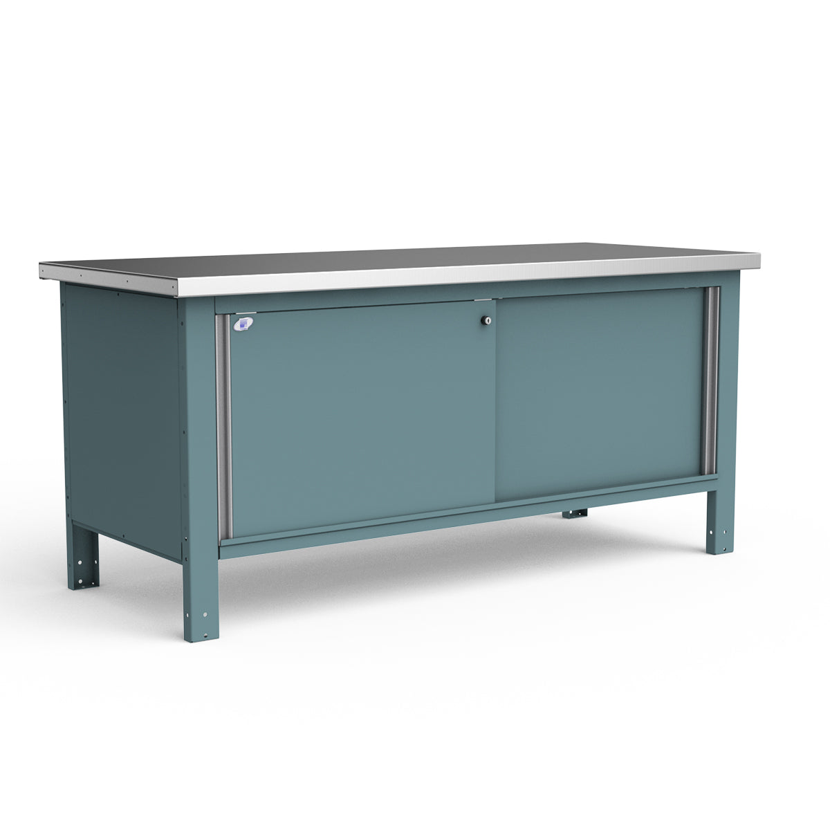 Stationary Workbench - 72"W x 30"D x 34"H - Stainless Steel Top