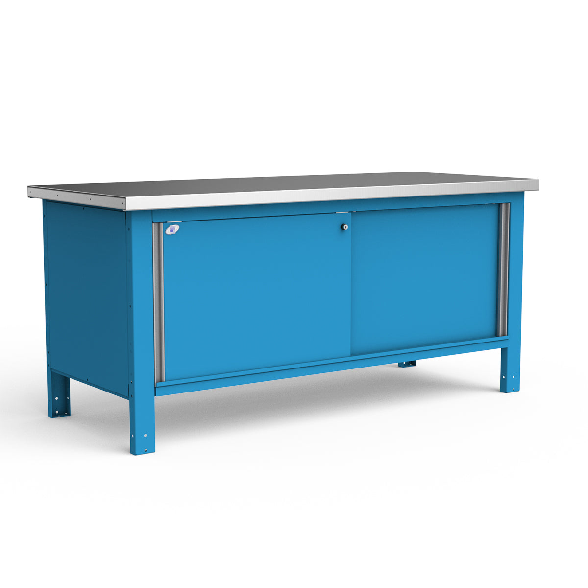 Stationary Workbench - 72"W x 30"D x 34"H - Stainless Steel Top