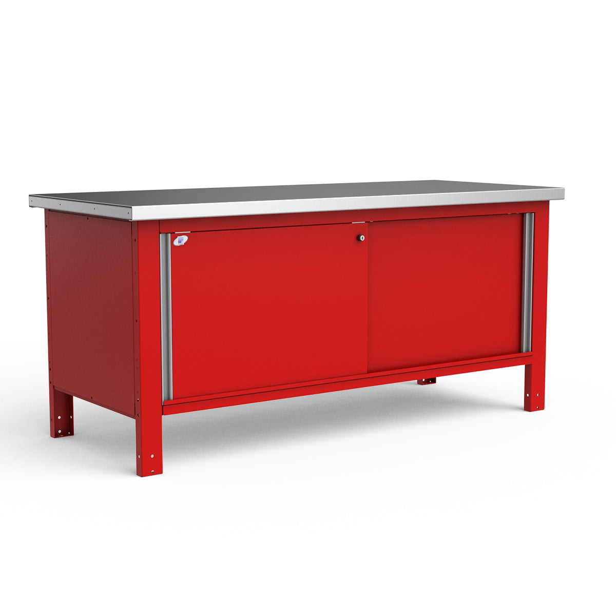 Stationary Workbench - 72"W x 30"D x 34"H - Stainless Steel Top