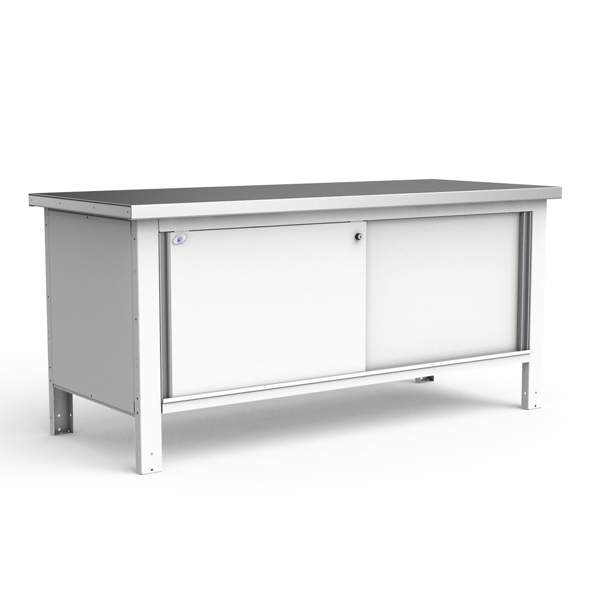 Stationary Workbench - 72"W x 30"D x 34"H - Stainless Steel Top