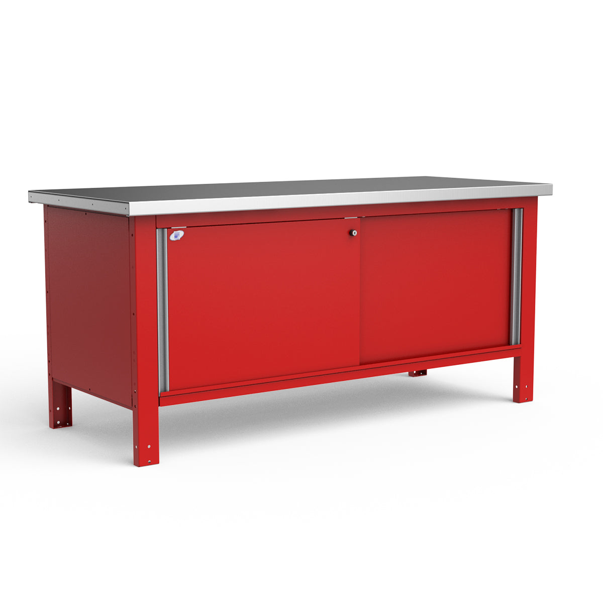 Stationary Workbench - 72"W x 30"D x 34"H - Stainless Steel Top