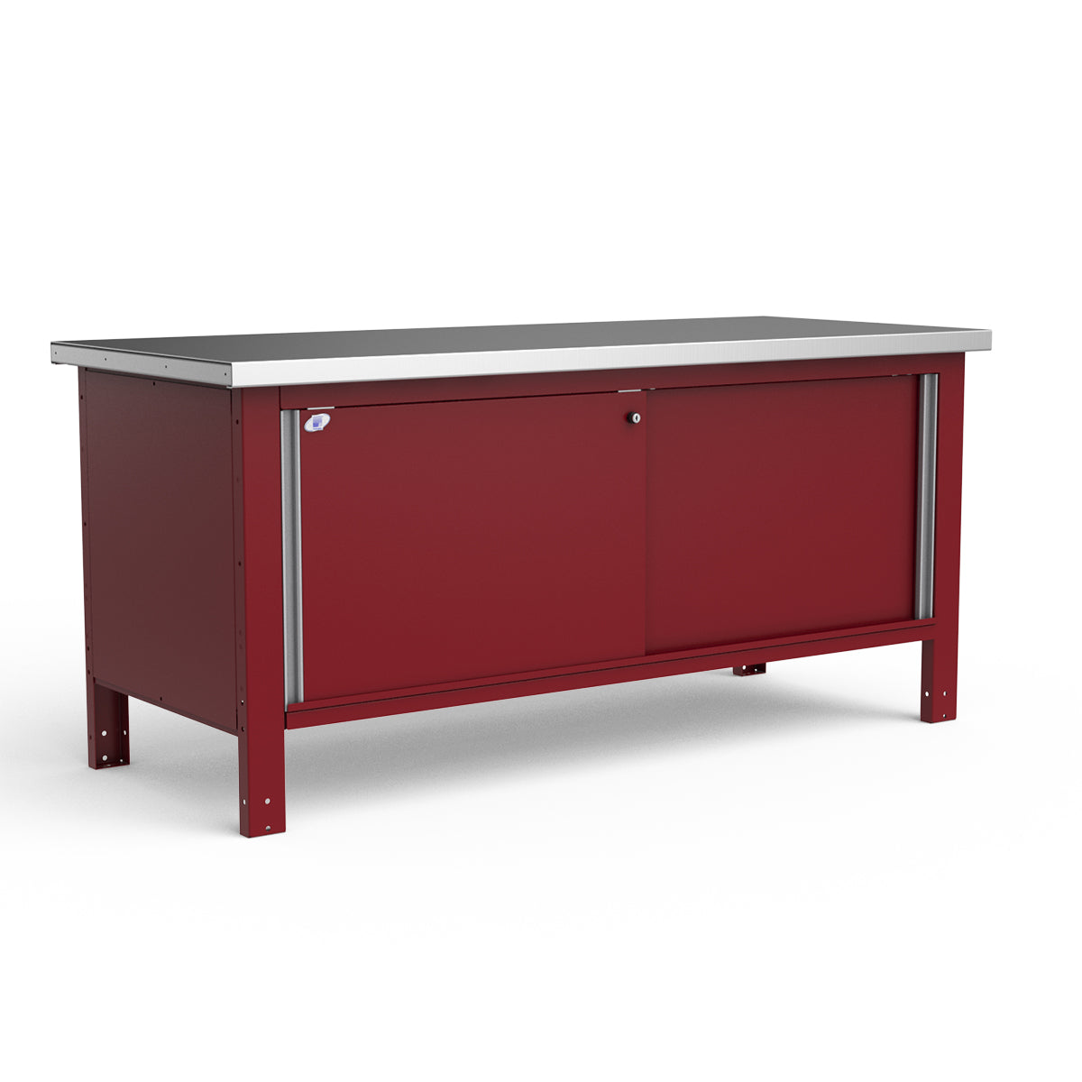 Stationary Workbench - 72"W x 30"D x 34"H - Stainless Steel Top