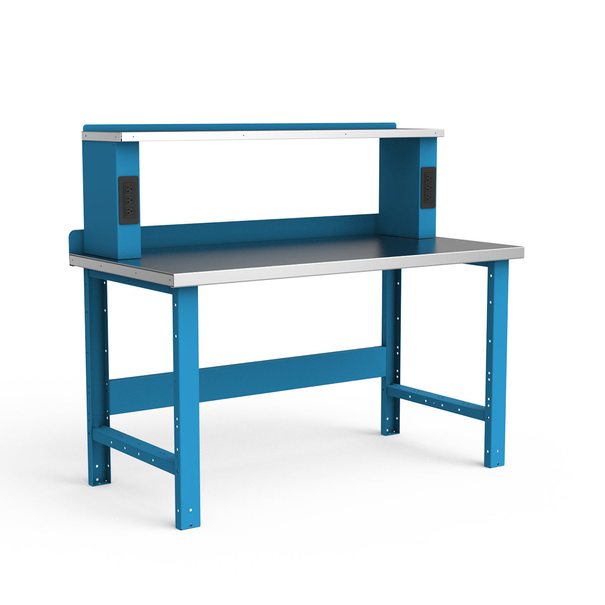 Stationary Workbench - 60"W x 30"D x 34"H - Stainless Steel Top