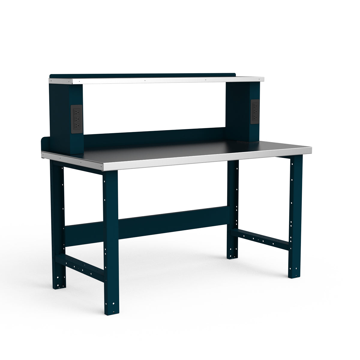 Stationary Workbench - 60"W x 30"D x 34"H - Stainless Steel Top