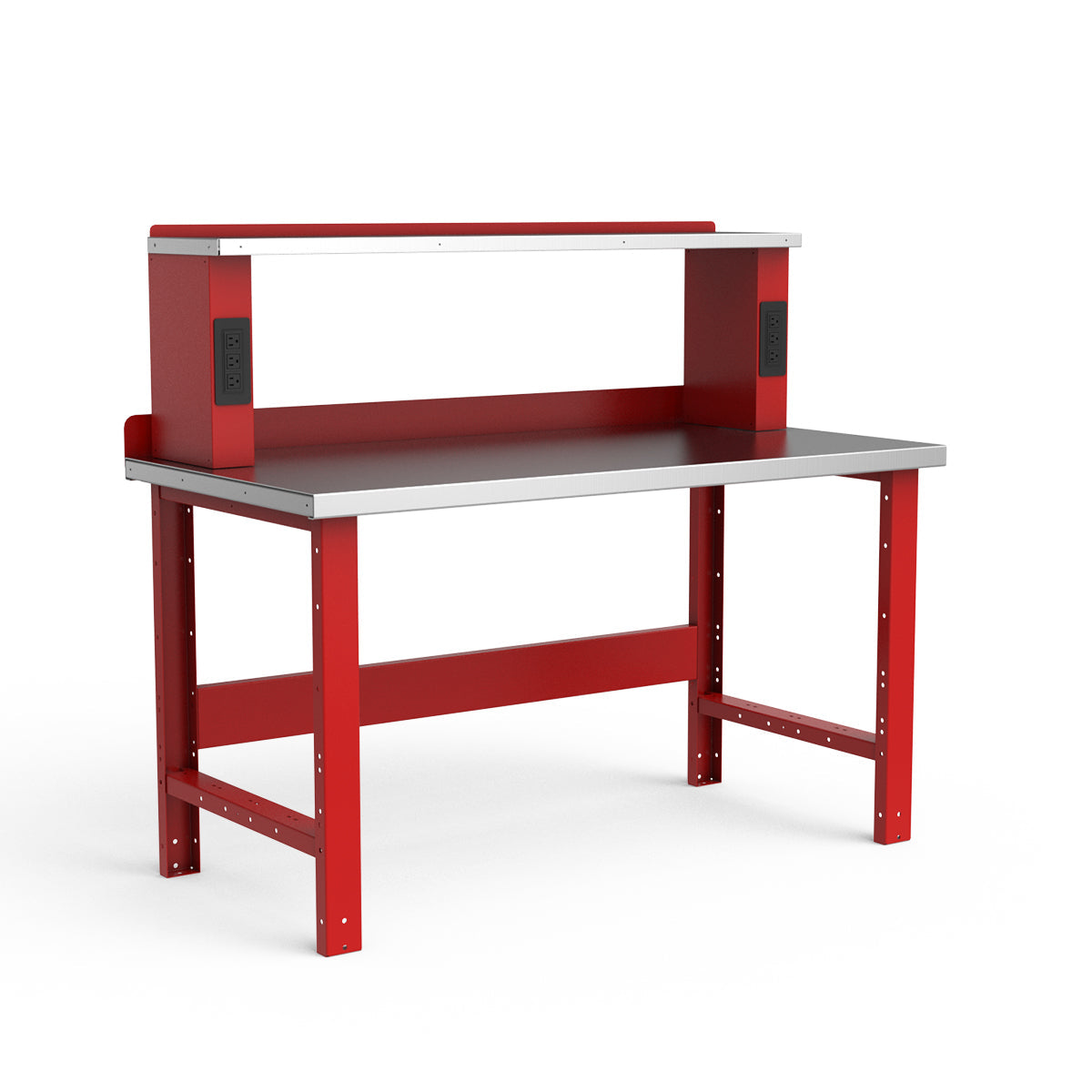 Stationary Workbench - 60"W x 30"D x 34"H - Stainless Steel Top