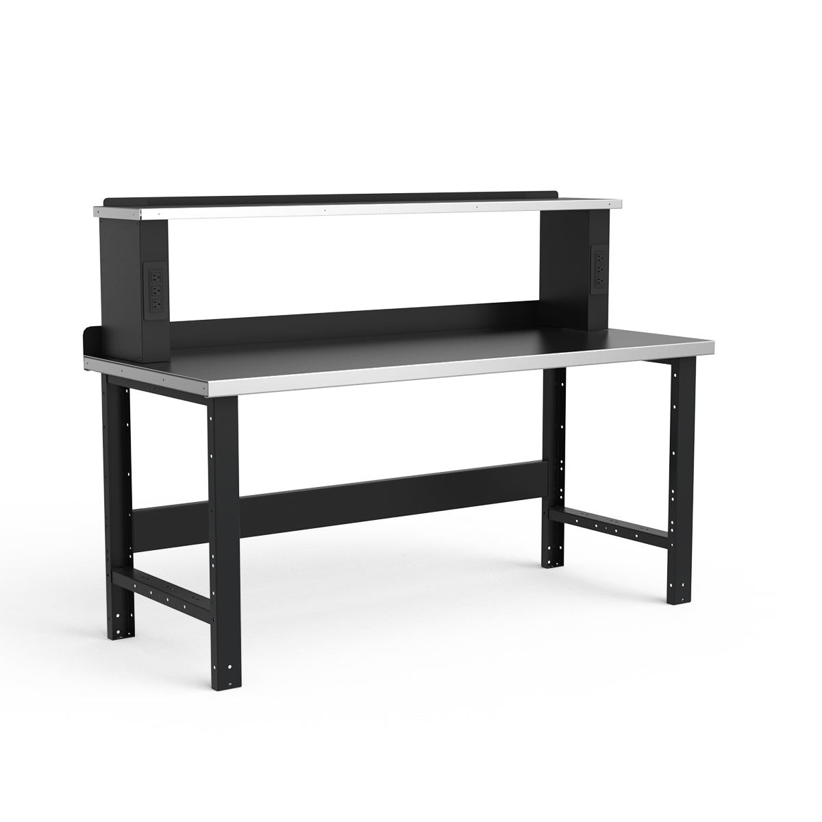 Stationary Workbench - 72"W x 30"D x 34"H - Stainless Steel Top
