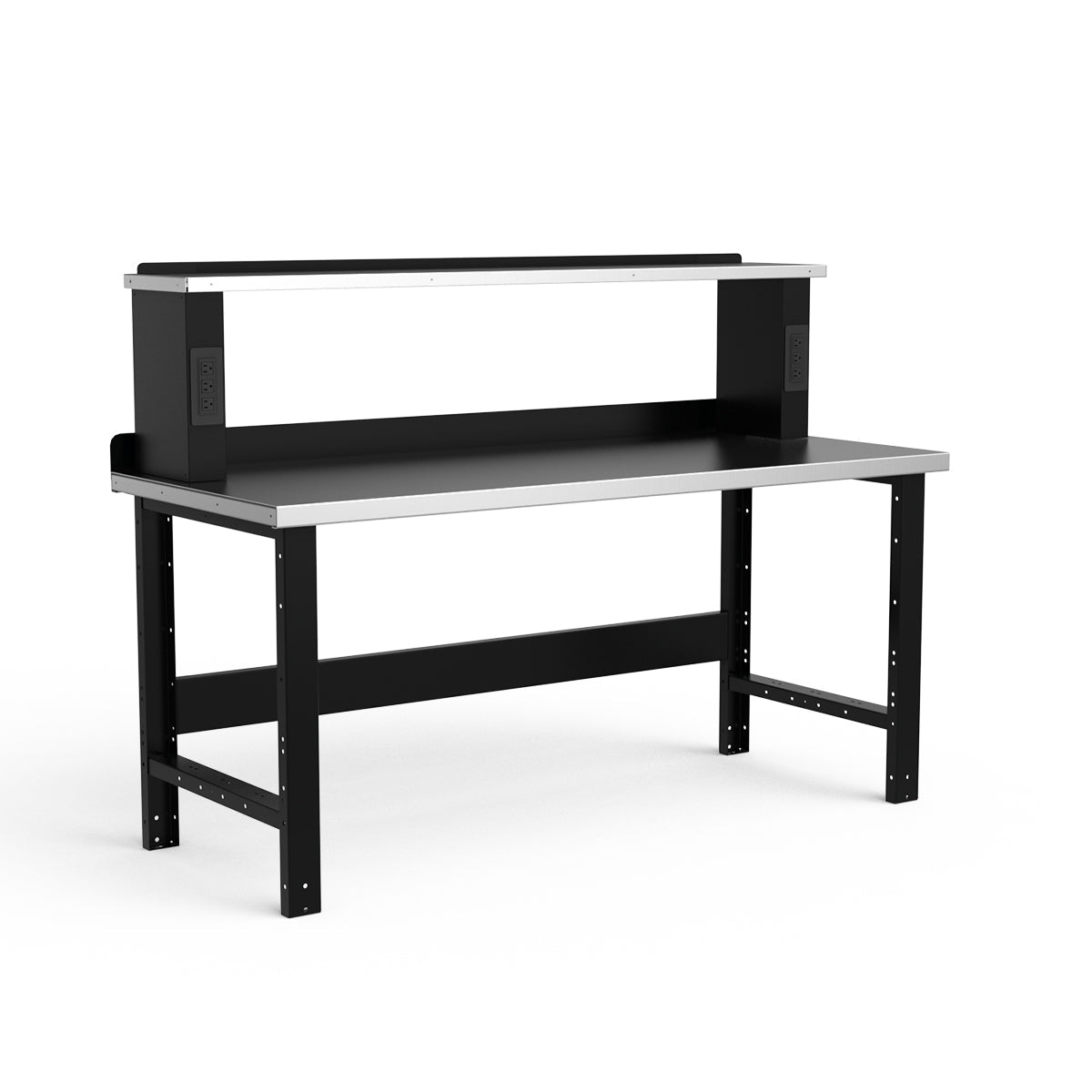 Stationary Workbench - 72"W x 30"D x 34"H - Stainless Steel Top
