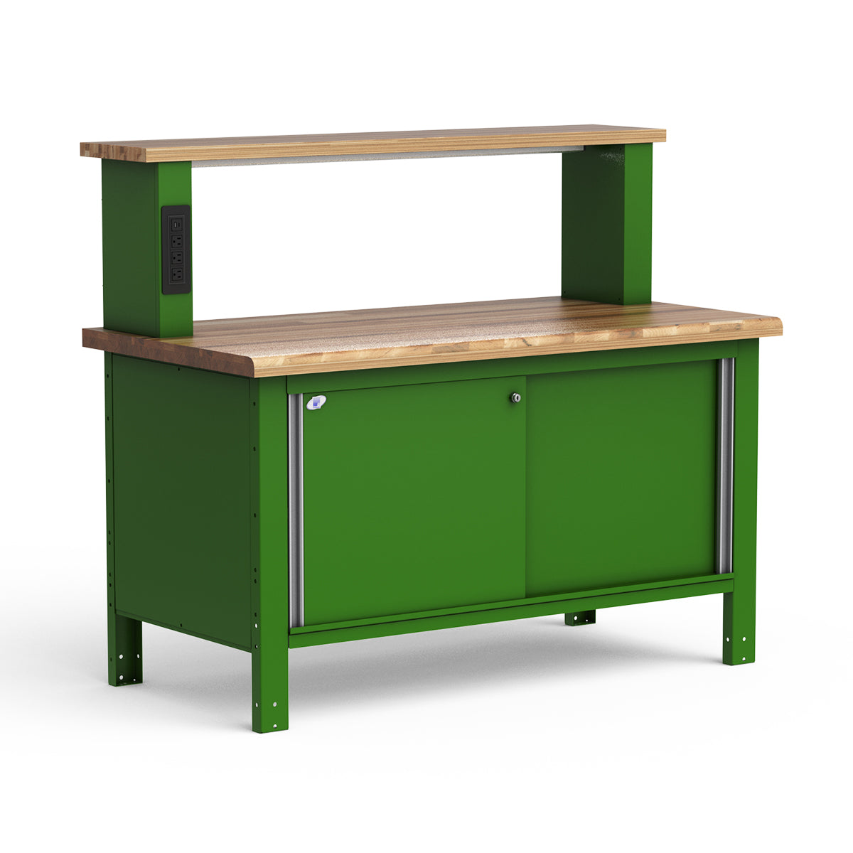 Stationary Workbench - 60"W x 30"D x 33 3/4"H - Laminated Wood Top
