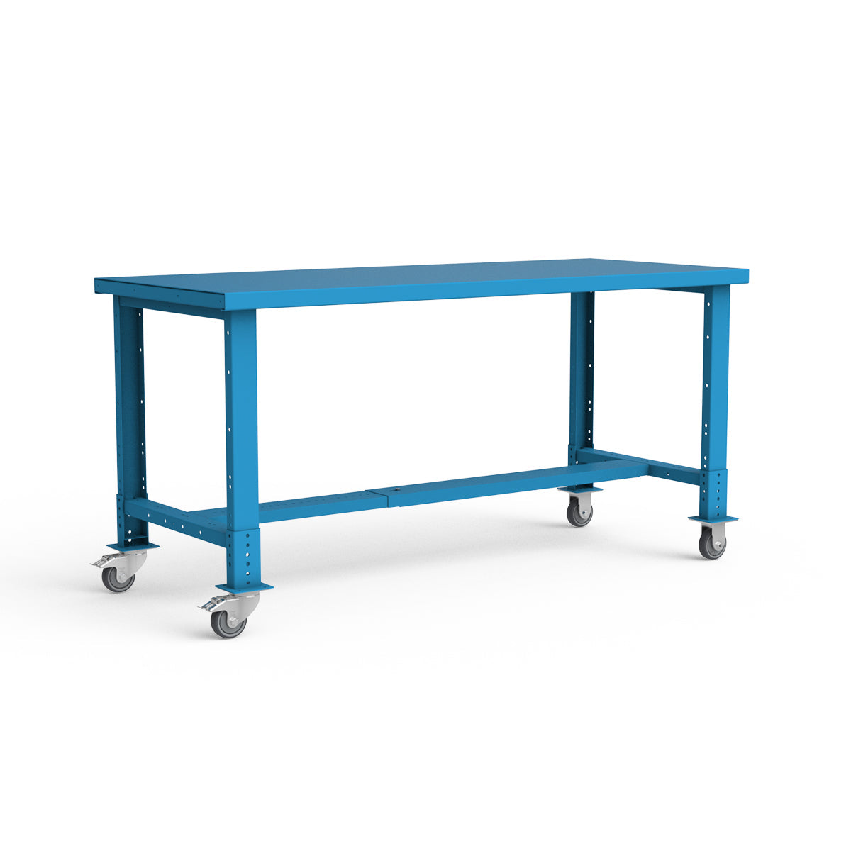 Mobile Workbench - 72"W x 30"D x 34 7/8"H - Painted Steel Top