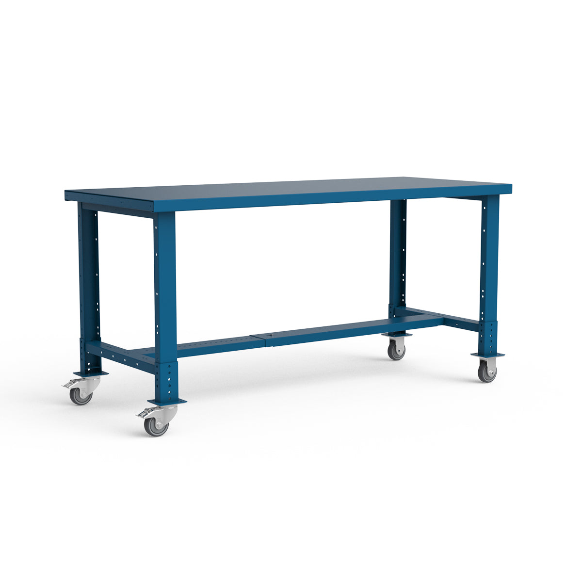 Mobile Workbench - 72"W x 30"D x 34 7/8"H - Painted Steel Top