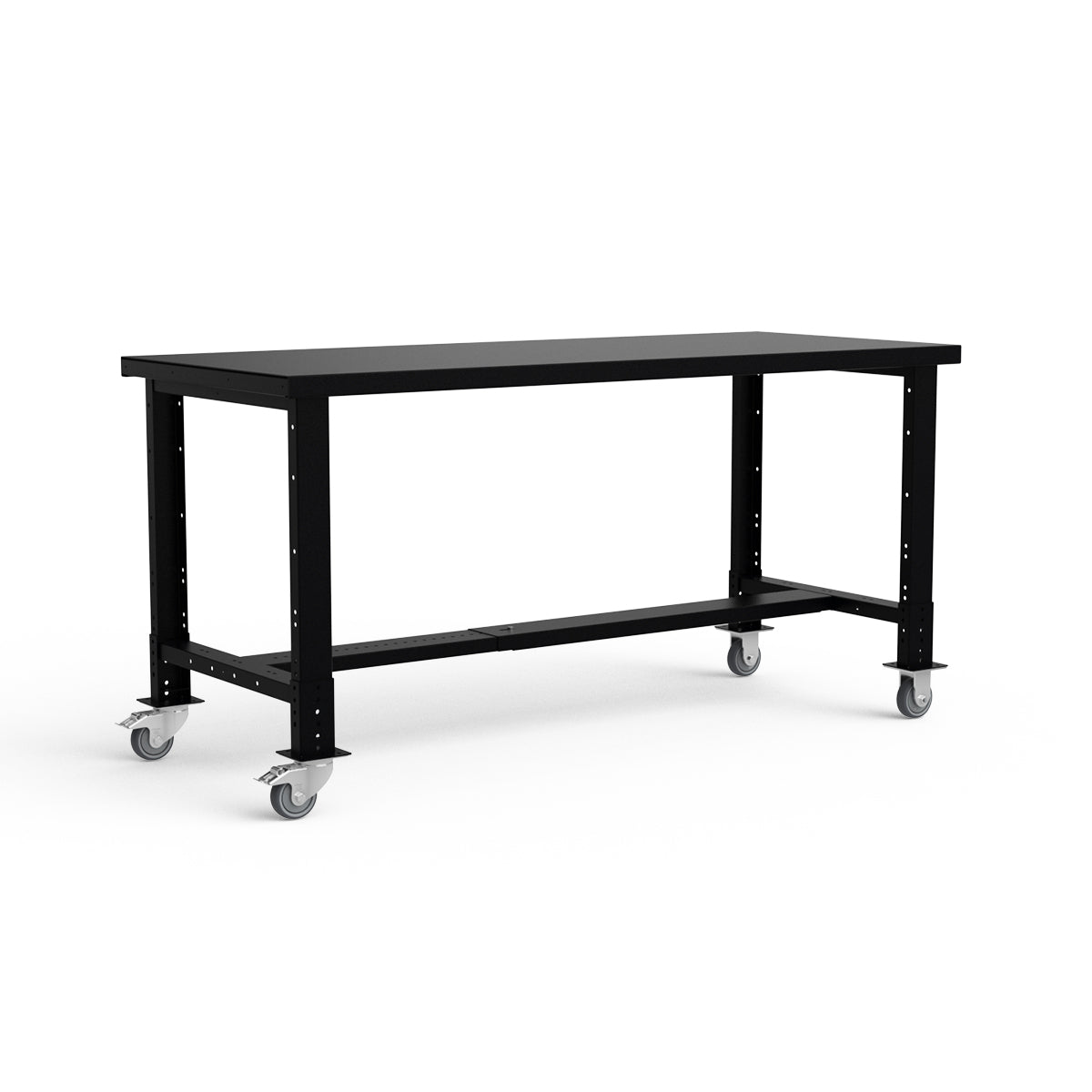 Mobile Workbench - 72"W x 30"D x 34 7/8"H - Painted Steel Top