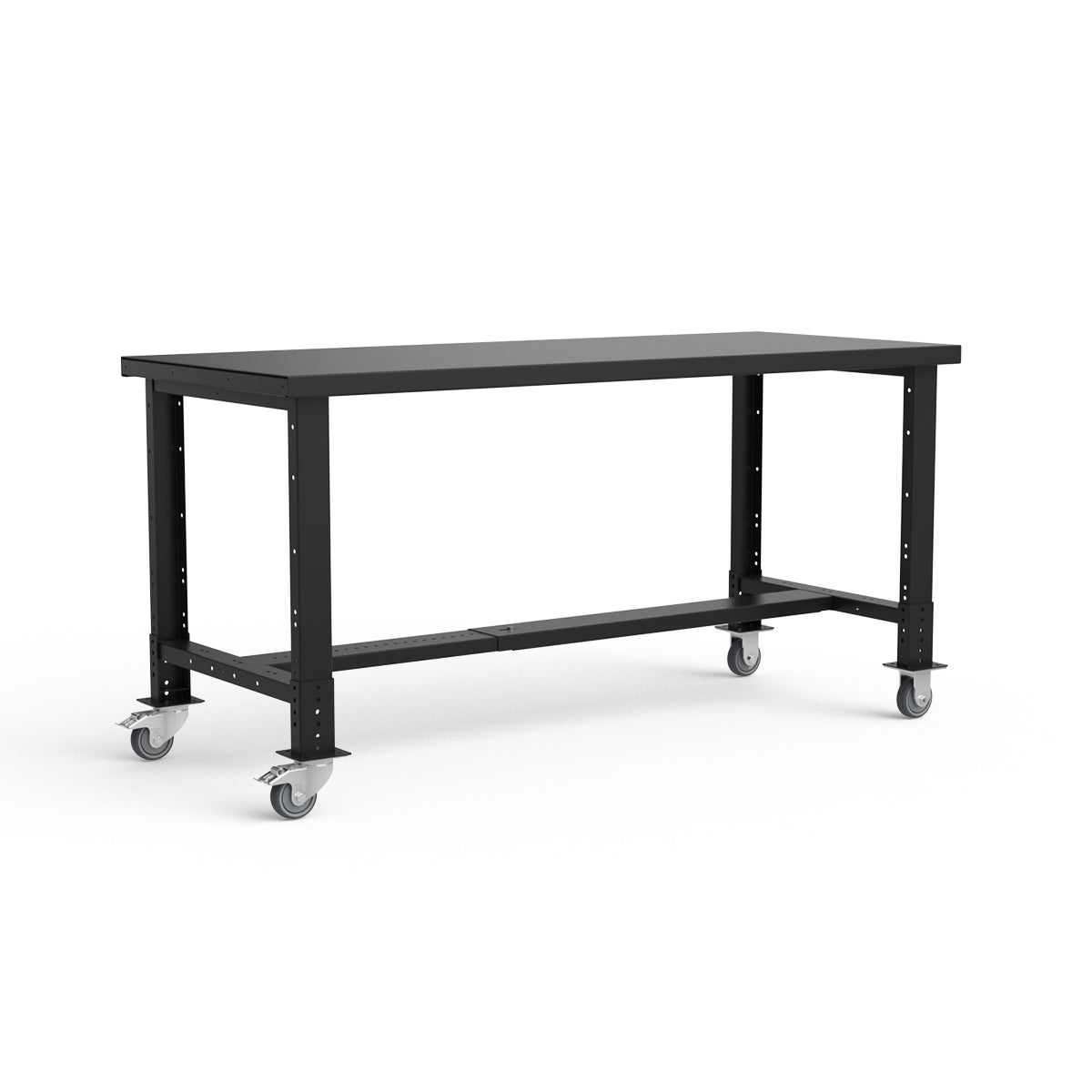 Mobile Workbench - 72"W x 30"D x 34 7/8"H - Painted Steel Top