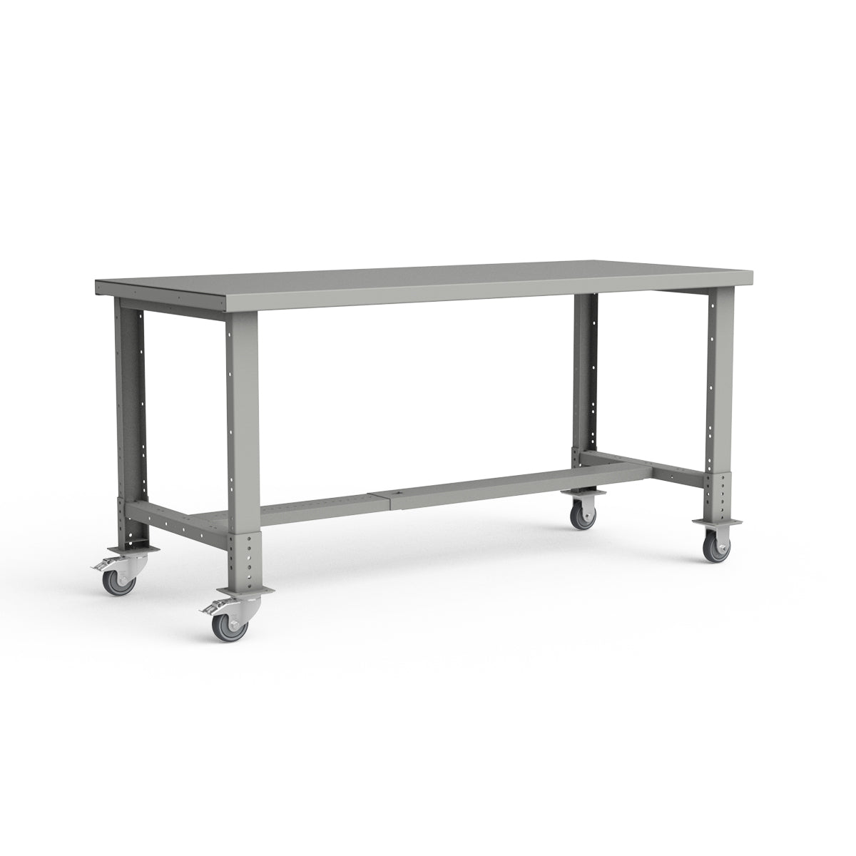 Mobile Workbench - 72"W x 30"D x 34 7/8"H - Painted Steel Top