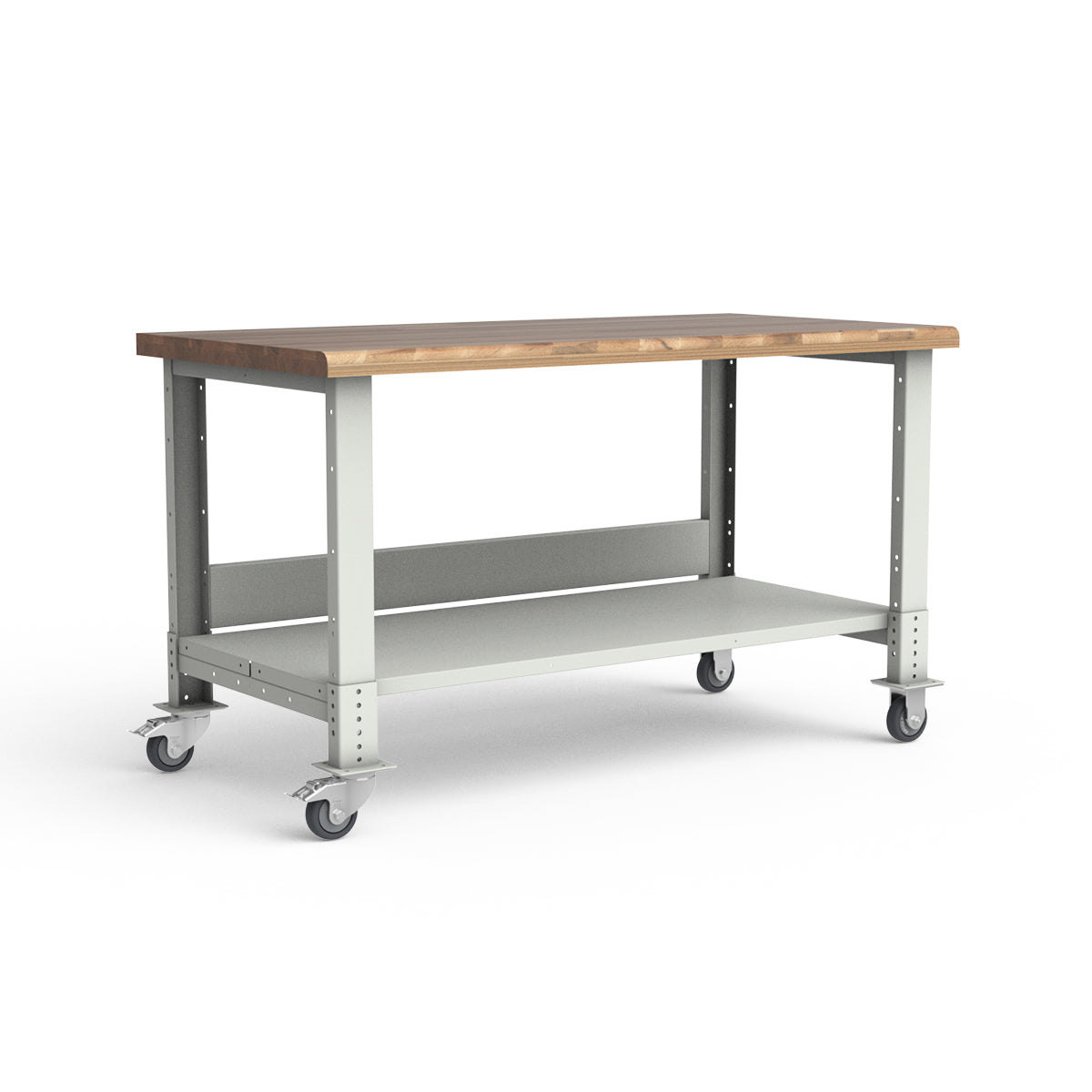 Mobile Workbench - 60"W x 30"D x 34 7/8"H - Laminated Wood Top