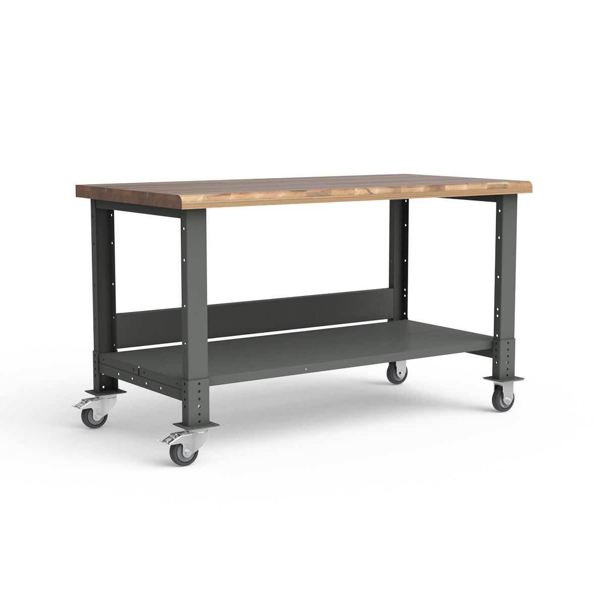 Mobile Workbench - 60"W x 30"D x 34 7/8"H - Laminated Wood Top