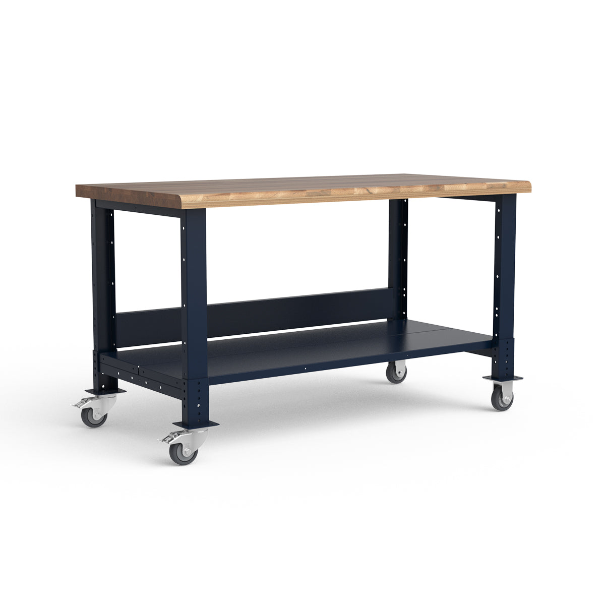Mobile Workbench - 60"W x 30"D x 34 7/8"H - Laminated Wood Top