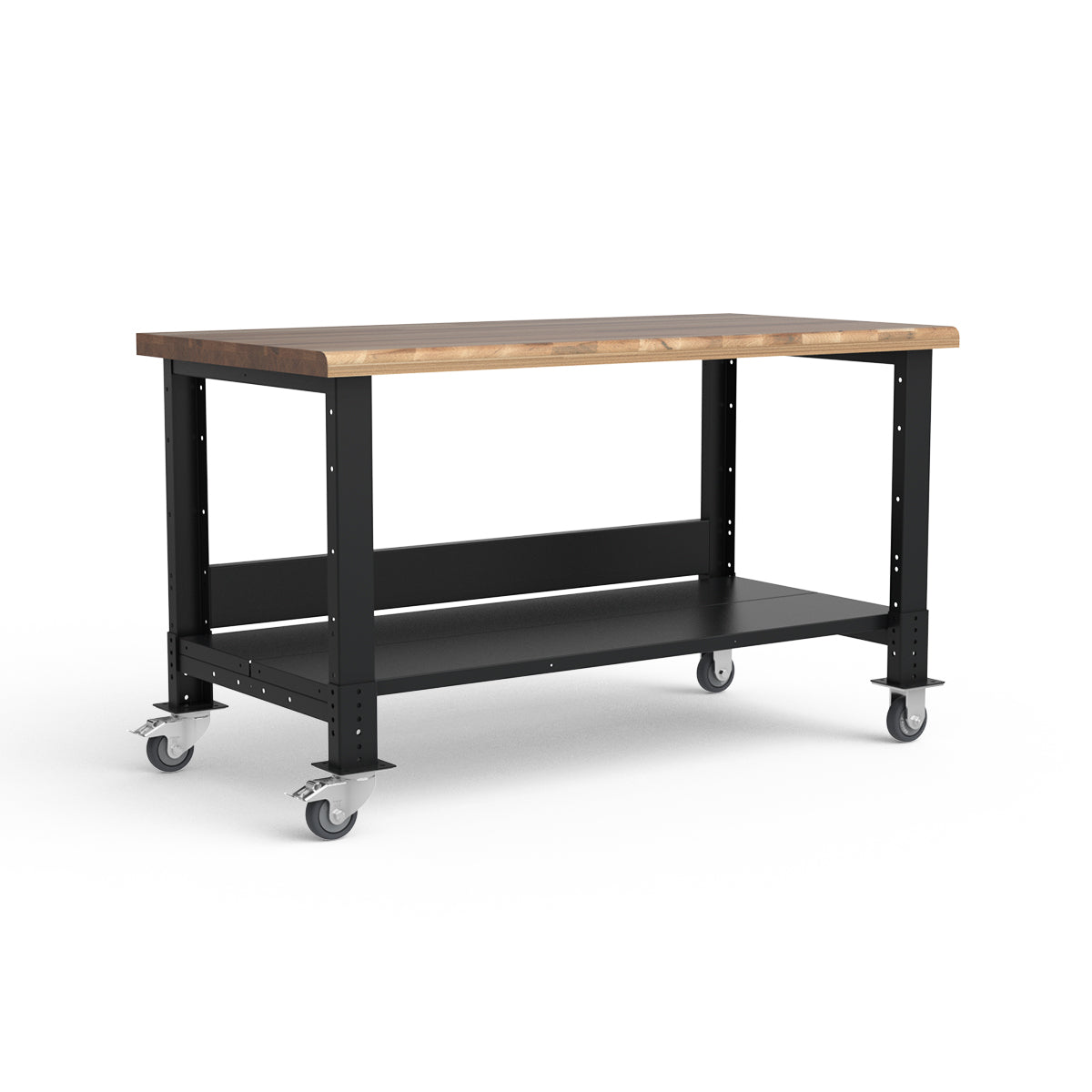 Mobile Workbench - 60"W x 30"D x 34 7/8"H - Laminated Wood Top