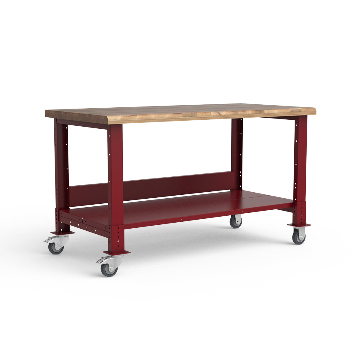 Mobile Workbench - 60"W x 30"D x 34 7/8"H - Laminated Wood Top