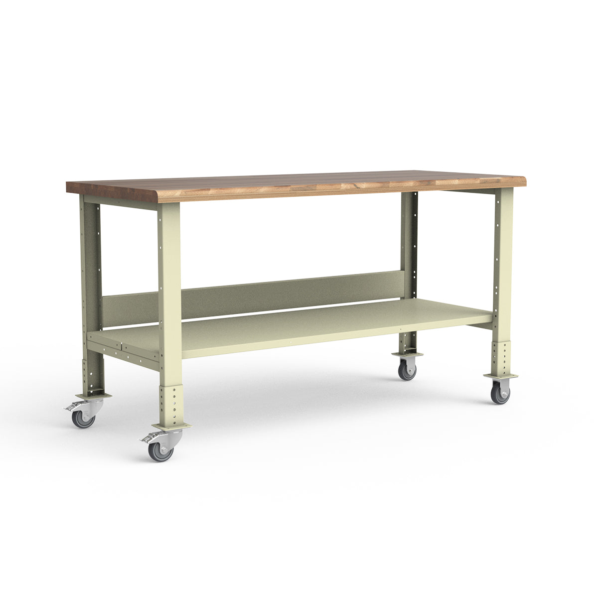Mobile Workbench - 72"W x 30"D x 34 7/8"H - Laminated Wood Top