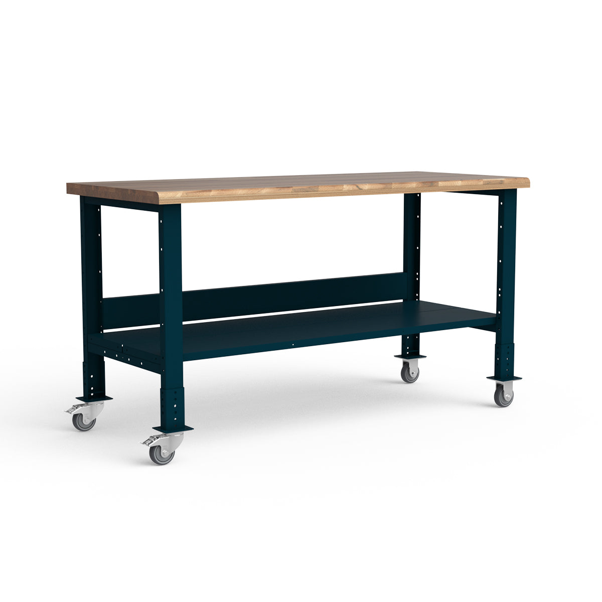 Mobile Workbench - 72"W x 30"D x 34 7/8"H - Laminated Wood Top