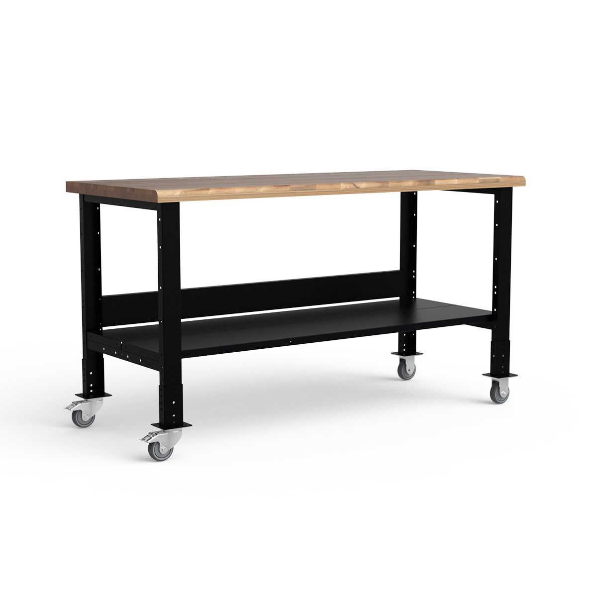 Mobile Workbench - 72"W x 30"D x 34 7/8"H - Laminated Wood Top